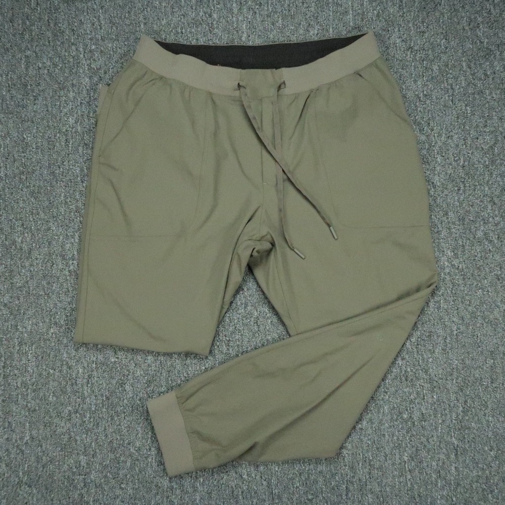 lululemon Pants Mens XL Green ABC Jogger Warpstreme Zip Pocket Training Stretch